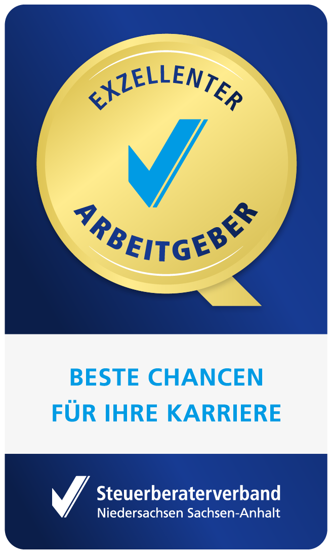 Logo Exzellenter Arbeitgeber vom Steuerberaterverband